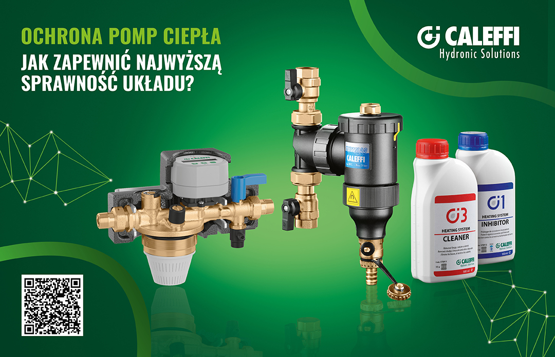 Caleffi - Pompy ciepła – jak zapewnić najwyższą sprawność układu?