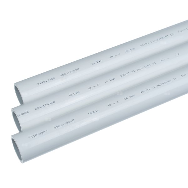 Rura PE-RT II/AL/PE-RT II QIK 20 mm x 2 mm kolor biały - sztanga 5m wielowarstwowa gładka